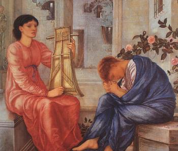 Sir Edward Coley Burne-Jones : The Lament